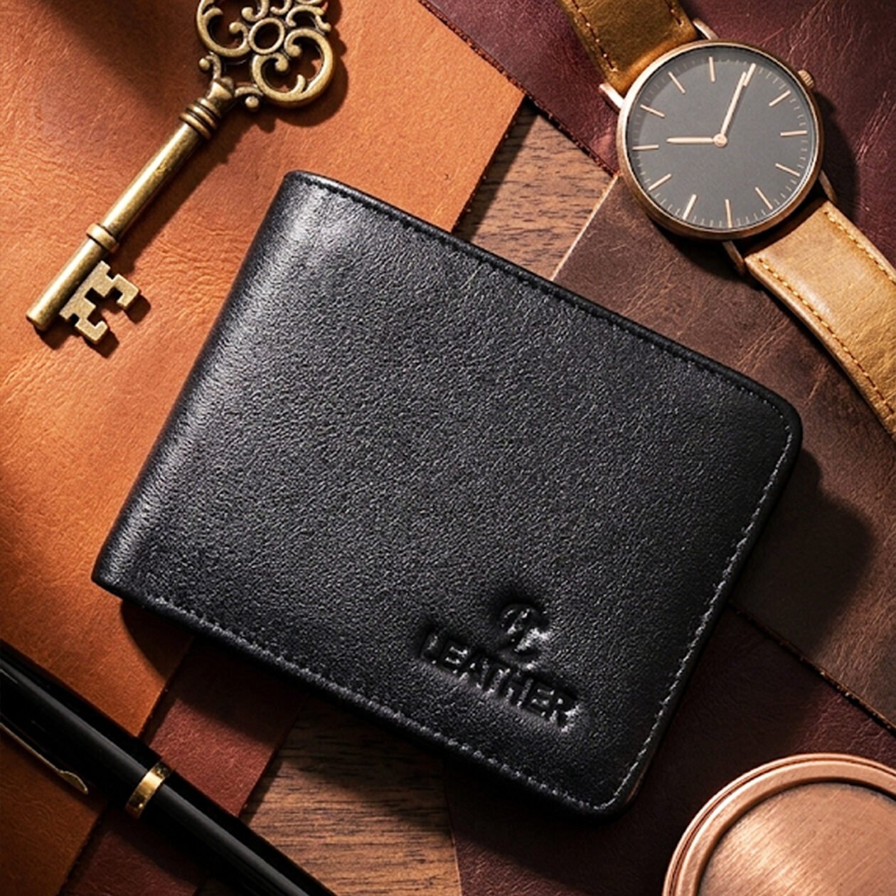 Fancy Leather Premium Men's Bifold Wallet
